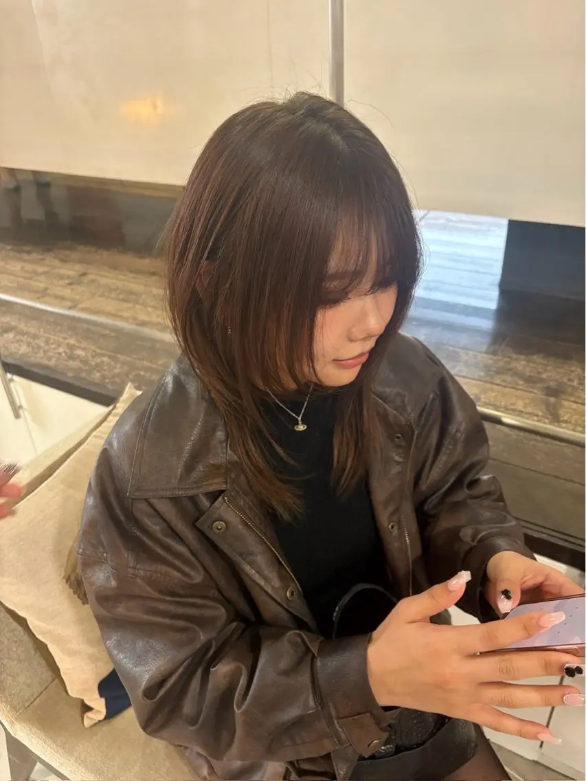 カット+艶カラー🫧透明感たっぷりのうる艶hairに ₊˚⊹♡オリーブ / くすみ系colorもお任せください ⟡の写真