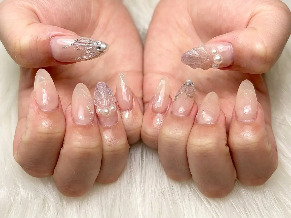 ネイル スカルプネイル ハンドネイル etoile filanteのネイルデザイン
