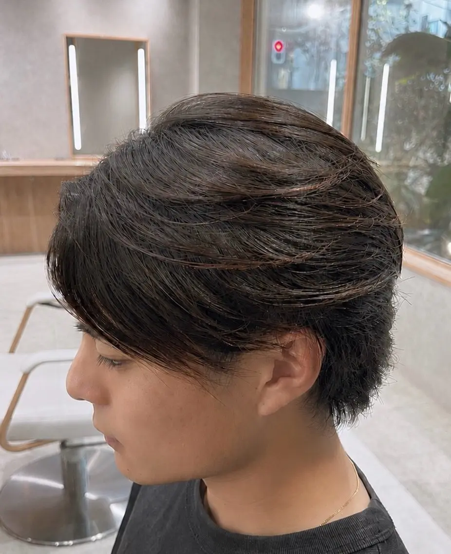 パーマ メンズ カット 縮毛矯正 トリートメント メンズパーマ💎& 縮毛矯正✨レオのヘアスタイル