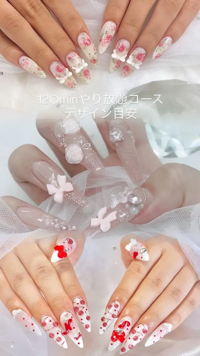 ネイル ハンドネイル あかり 🍒´-のネイルデザイン