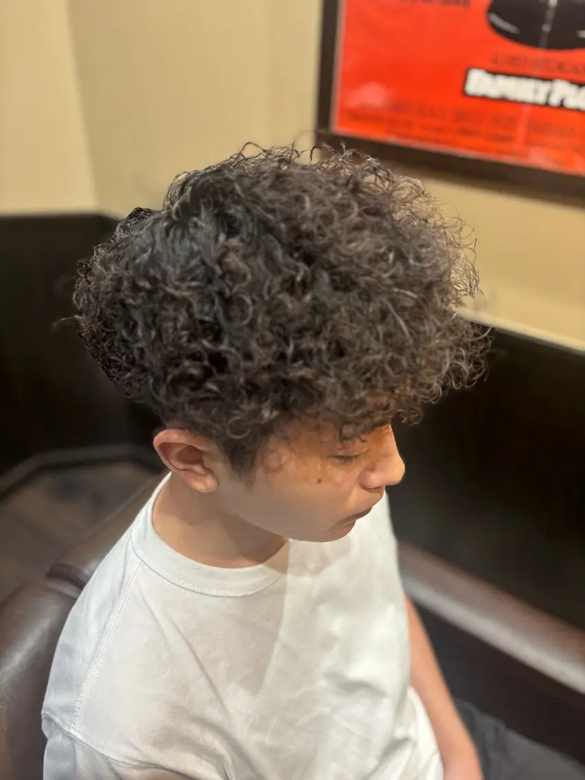 パーマ メンズ メンズパーマ プードルパーマ プードルパーマ ⠀ まりんのヘアスタイル