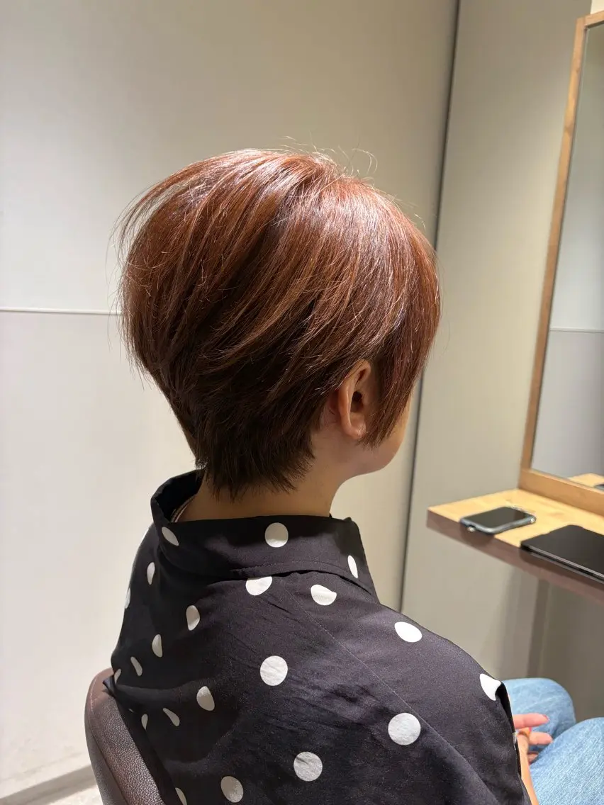 ショート ショートヘア カット ヘアカラー 渡辺 健太郎のヘアスタイル