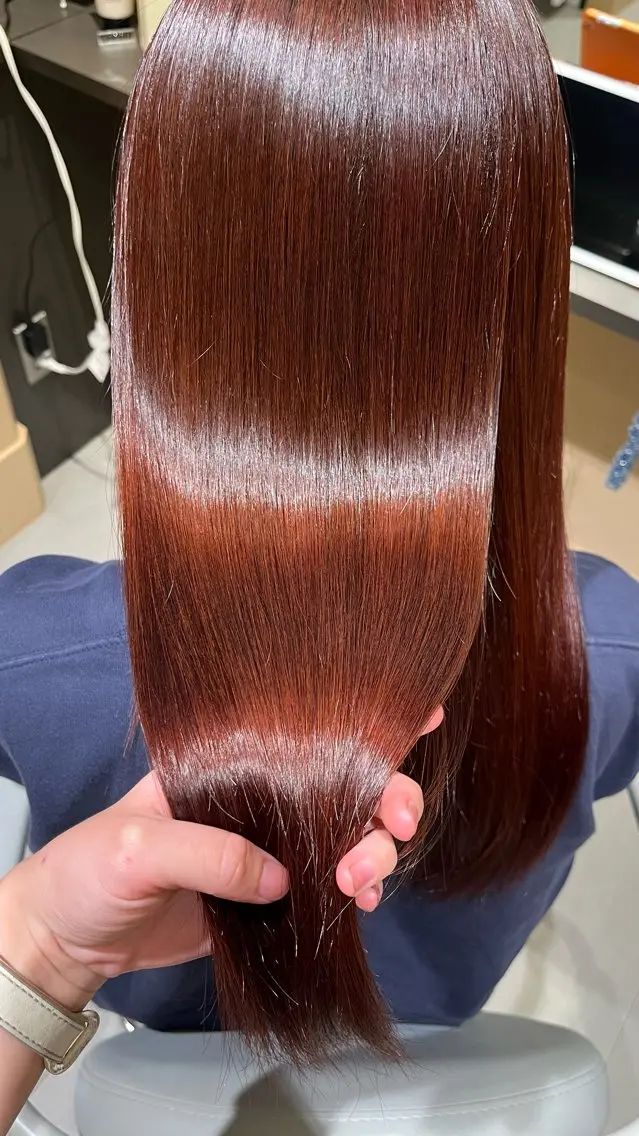 ロング カラー ブリーチ ブリーチなしカラー 🫧tomoka 透明感カラー🫧のヘアスタイル