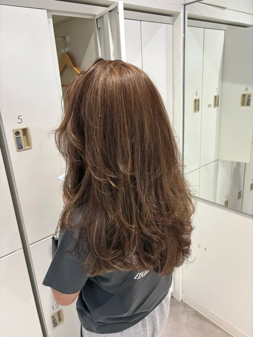 ロング ハイライト しゅり🇰🇷 日韓MIXメンズヘアのヘアスタイル