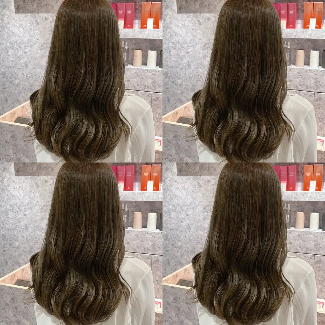 セミロング カラー Minami. 🩵 再現性特化ヘアのヘアスタイル