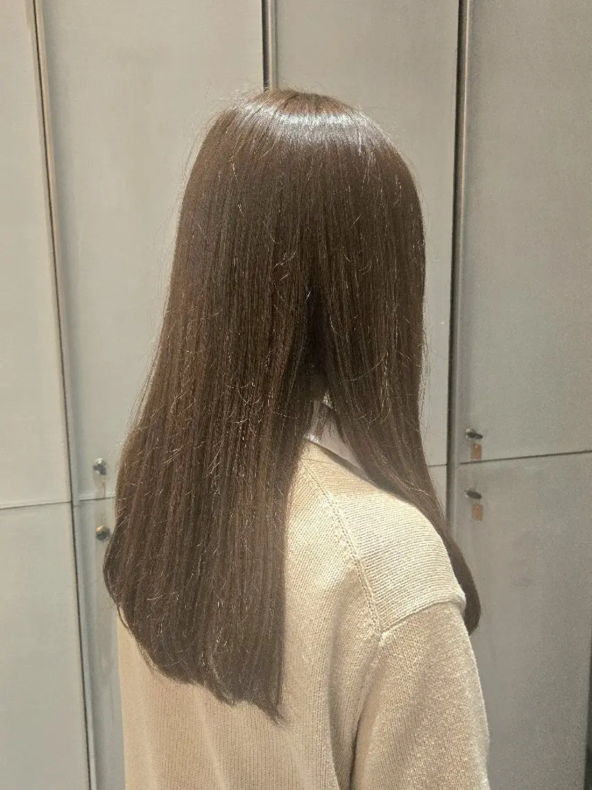 ロング カラー ブラウンカラー オリーブブラウン ヘアカラー natural  hair 🌿あかりのヘアスタイル