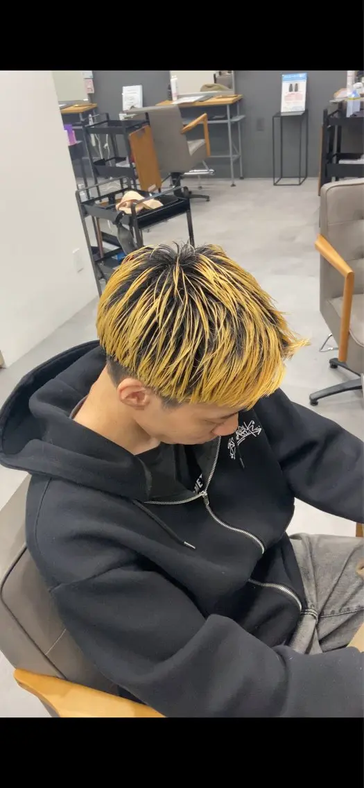 ショート メンズ スパイキーショート ショートヘア カット MEN'S HAIR 沖  大雅のヘアスタイル