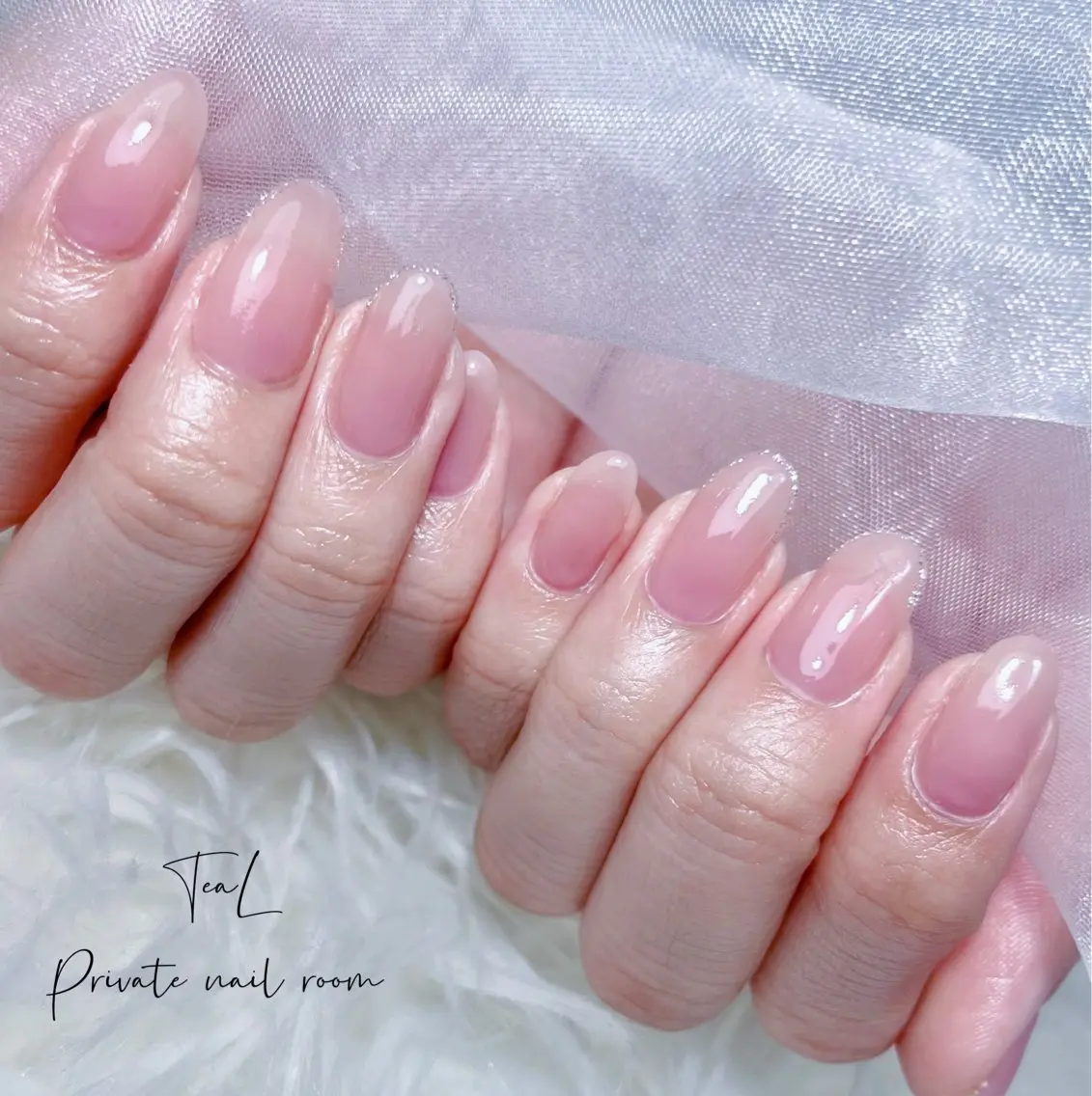 ネイル シンプルネイル TeaL nailのネイルデザイン