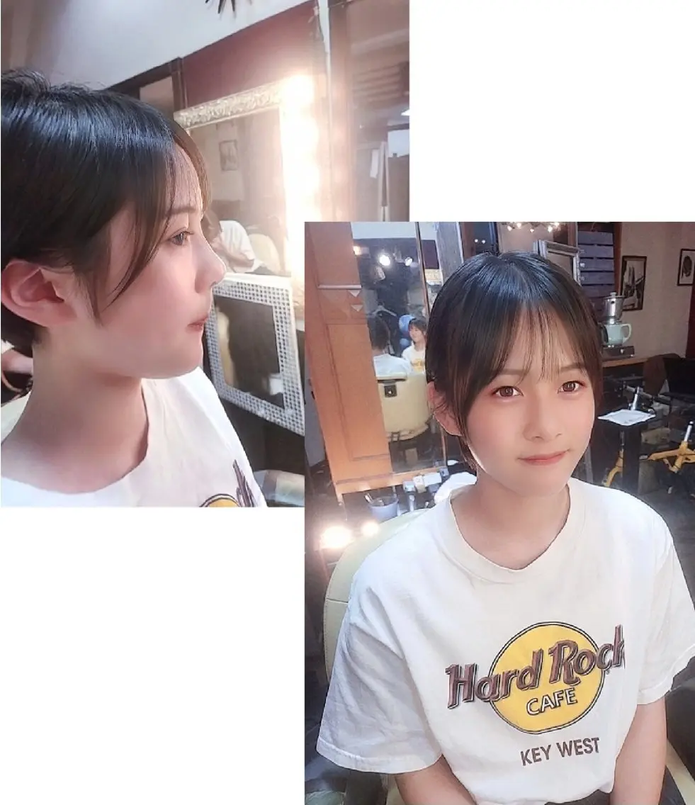 ショート 学生 カット 足利・朝9～夜10迄 シニストラ原宿表参道のヘアスタイル