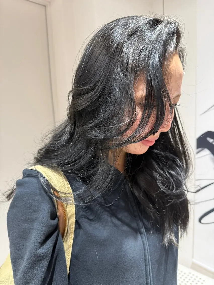 ロング カラー 西村 龍之介のヘアスタイル