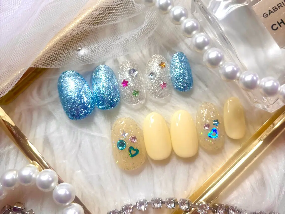 ハンド シンプル定額デザイン✨パーツ込みの写真