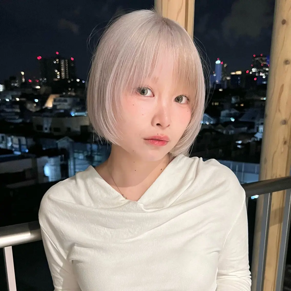 ショート カラー ボブレイヤー ボブ レイヤーカット カット ヘアカラー 💎ブリーチ特化💎 リタッチ/RYUTOのヘアスタイル