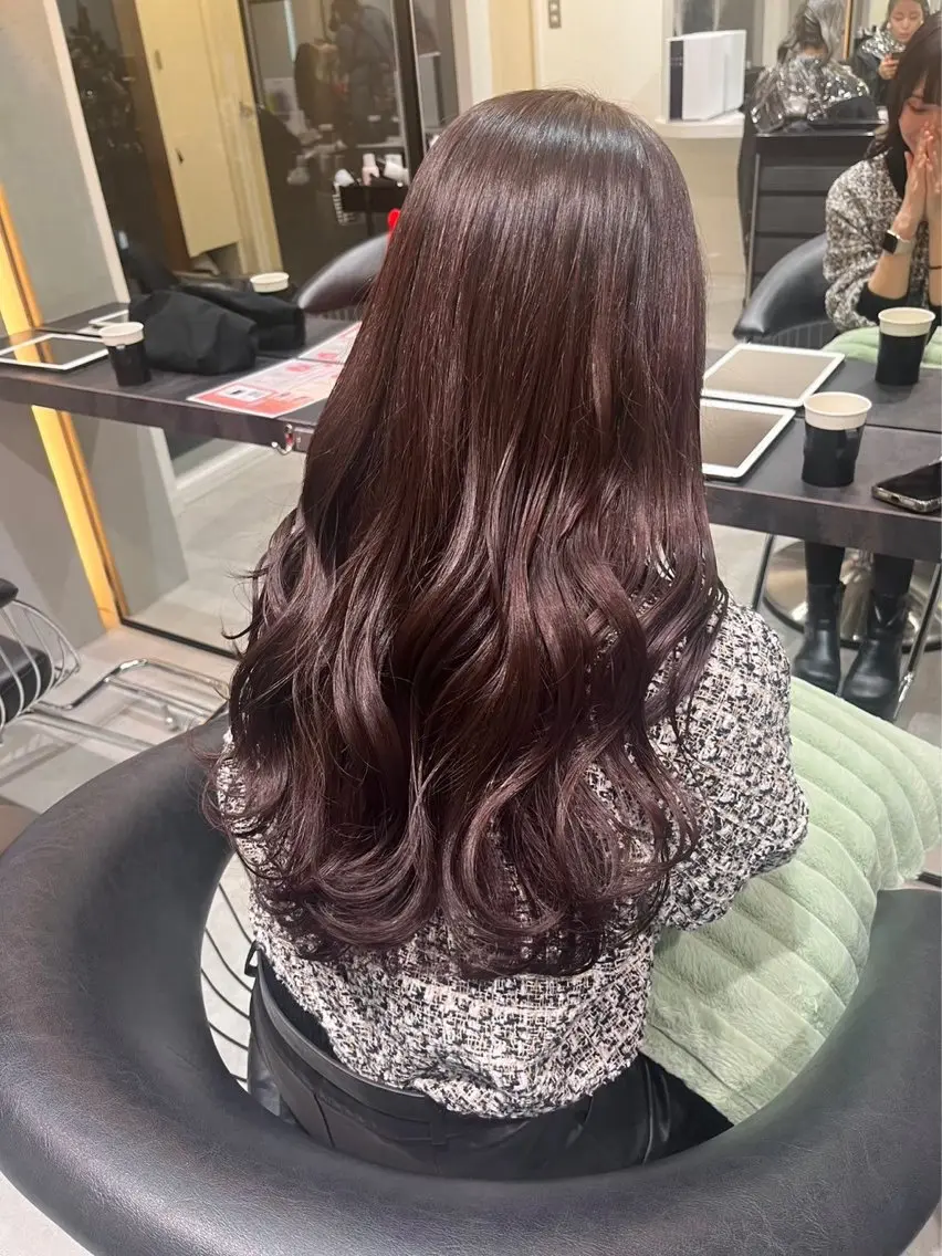 ロング カラー ヘアアレンジ ⭐️巻ける縮毛矯正/ レイヤー to-kiのヘアスタイル