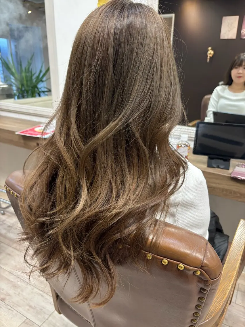 バタフライレイヤーカットの写真