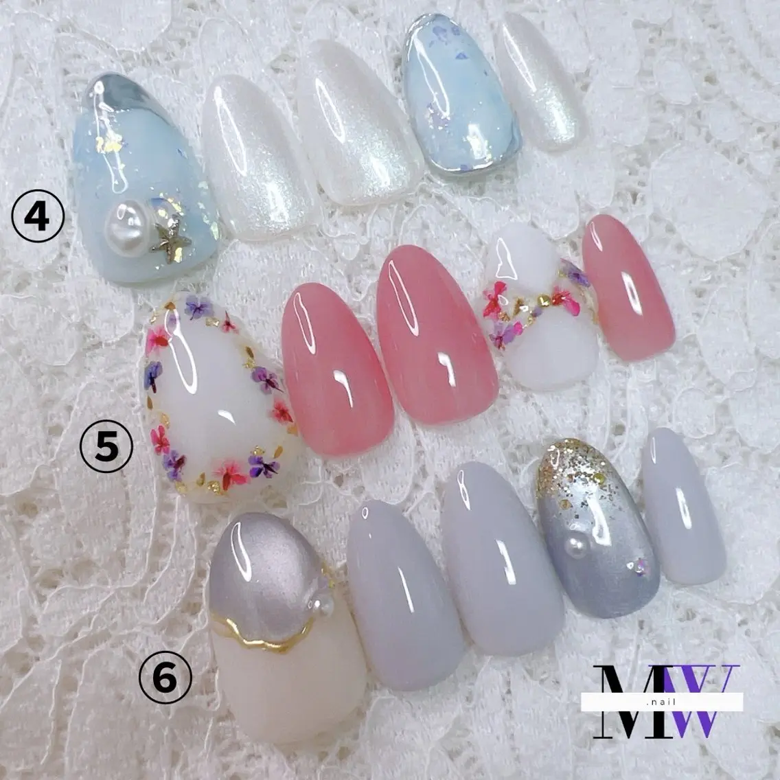 ネイル アートネイル ハンドネイル MW .nailのネイルデザイン