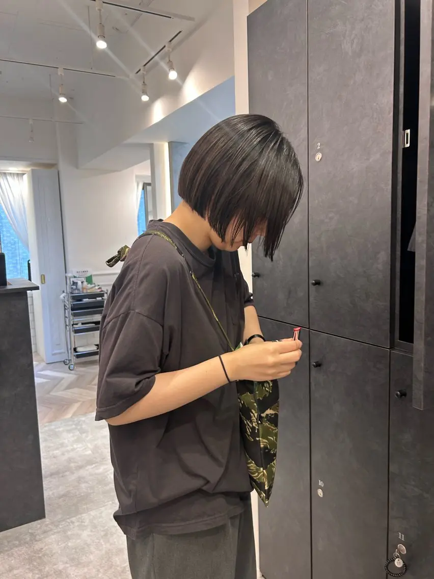 ショート カット ヘアカラー トリートメント 似合わせcut ◎ 倉橋実咲のヘアスタイル