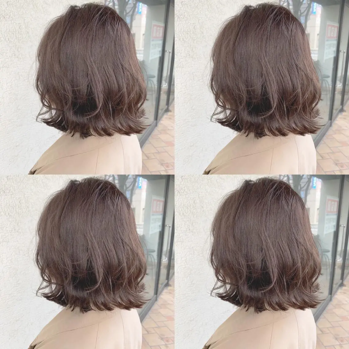 ミディアム カラー 艶髪・酸性ストレート フリツのヘアスタイル