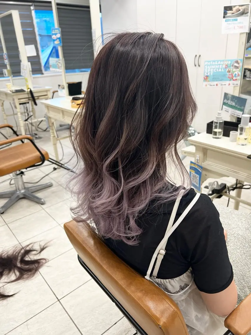 セミロング カラー カット ヘアカラー メンズカット/ ヘアカラー/ケイゴのヘアスタイル