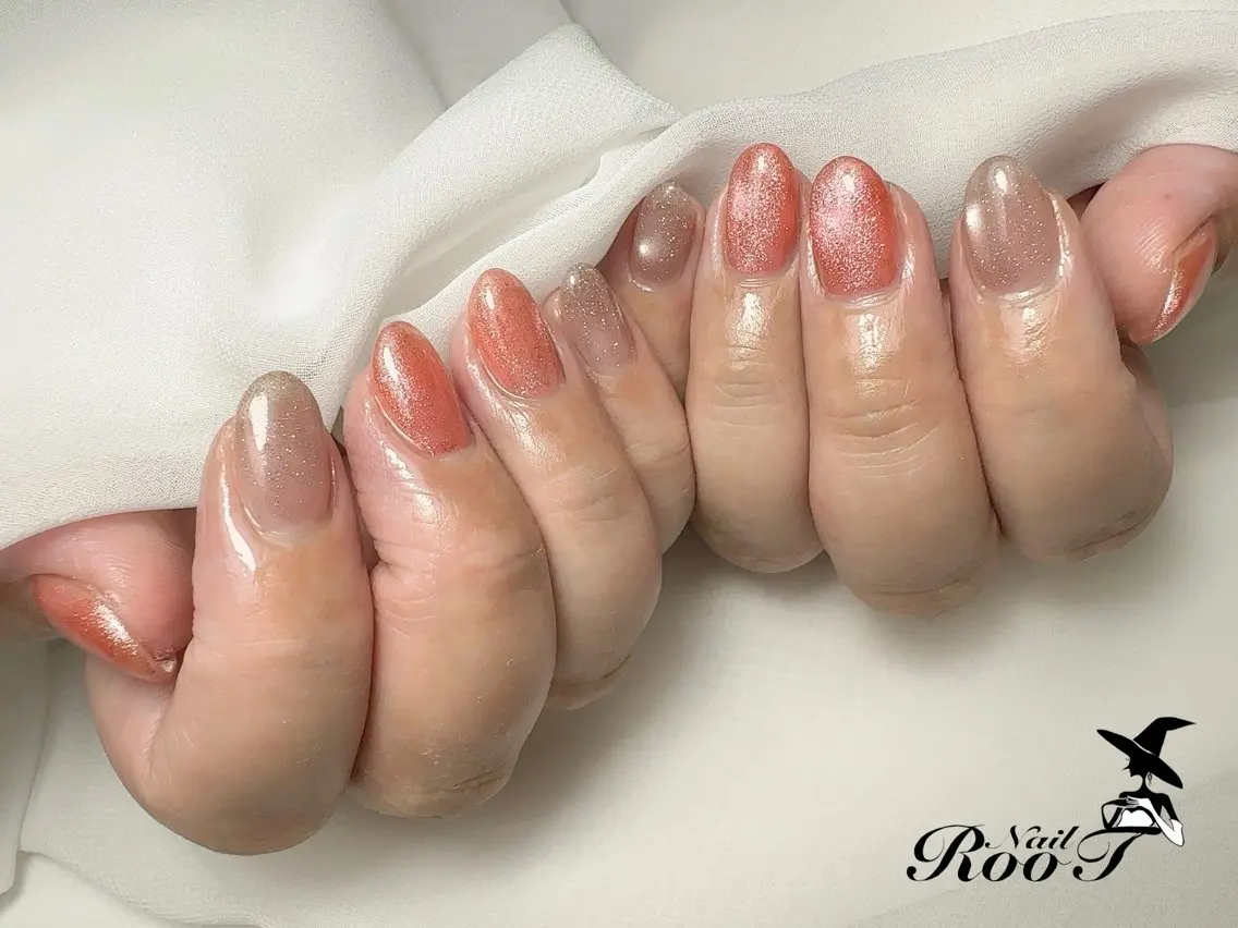 ネイル フラッシュネイル フラッシュマグ マグネットネイル ハンドネイル RooT Nailのネイルデザイン