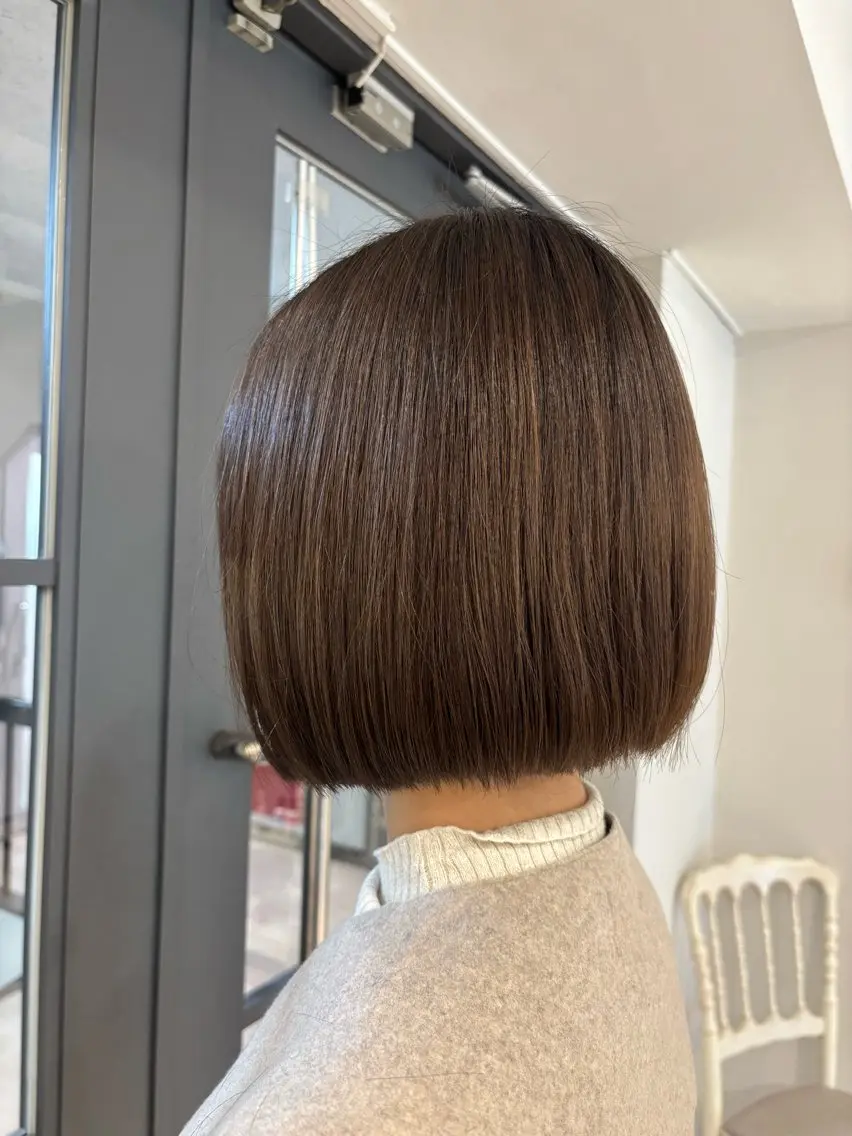 ミニモ限定レディースカット+カラー✂️(ショート～ボブ)の写真