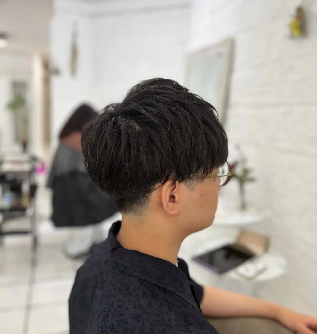メンズ マッシュ カット 阿部 渓太のヘアスタイル