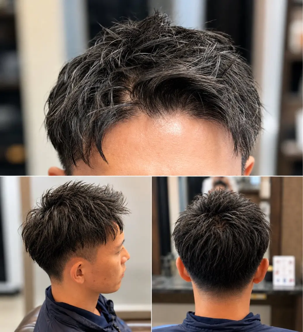 ショート メンズ 清水 寧生のヘアスタイル