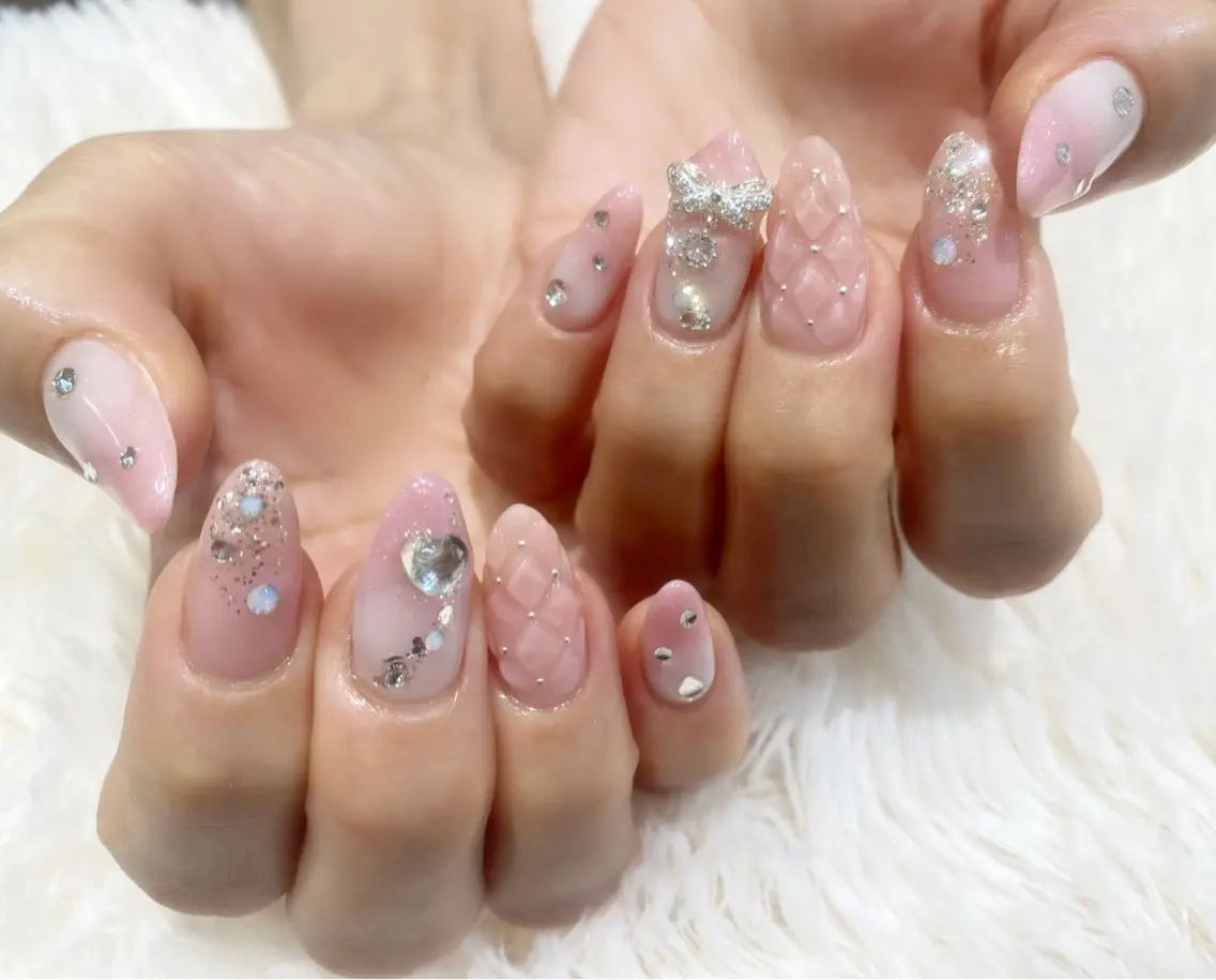 ネイル 韓国ネイル 持ち込み ワンホンネイル ハンドネイル ネイルサロン nail_upのネイルデザイン