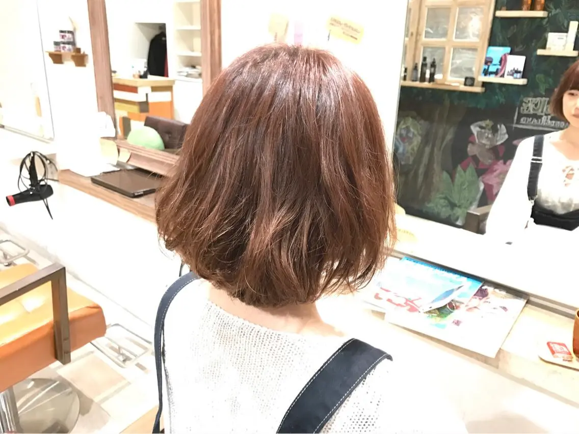 ショート パーマ ボブ デジタルパーマ メンズ指名多数!! 田島史也のヘアスタイル