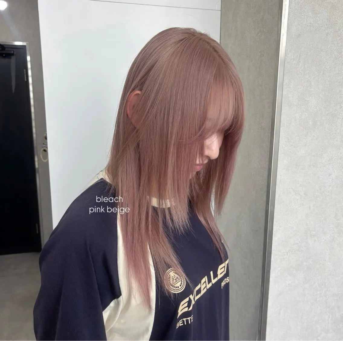 カラー ベージュカラー ブリーチ 透明感カラー ピンクカラー ピンクベージュ ヘアカラー 透明感カラー🫧 /梅田/noa💙のヘアスタイル