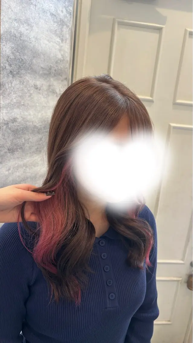 ⋆˙⟡ 全体カラー+インナーカラー ˚ 🦢₊✧の写真