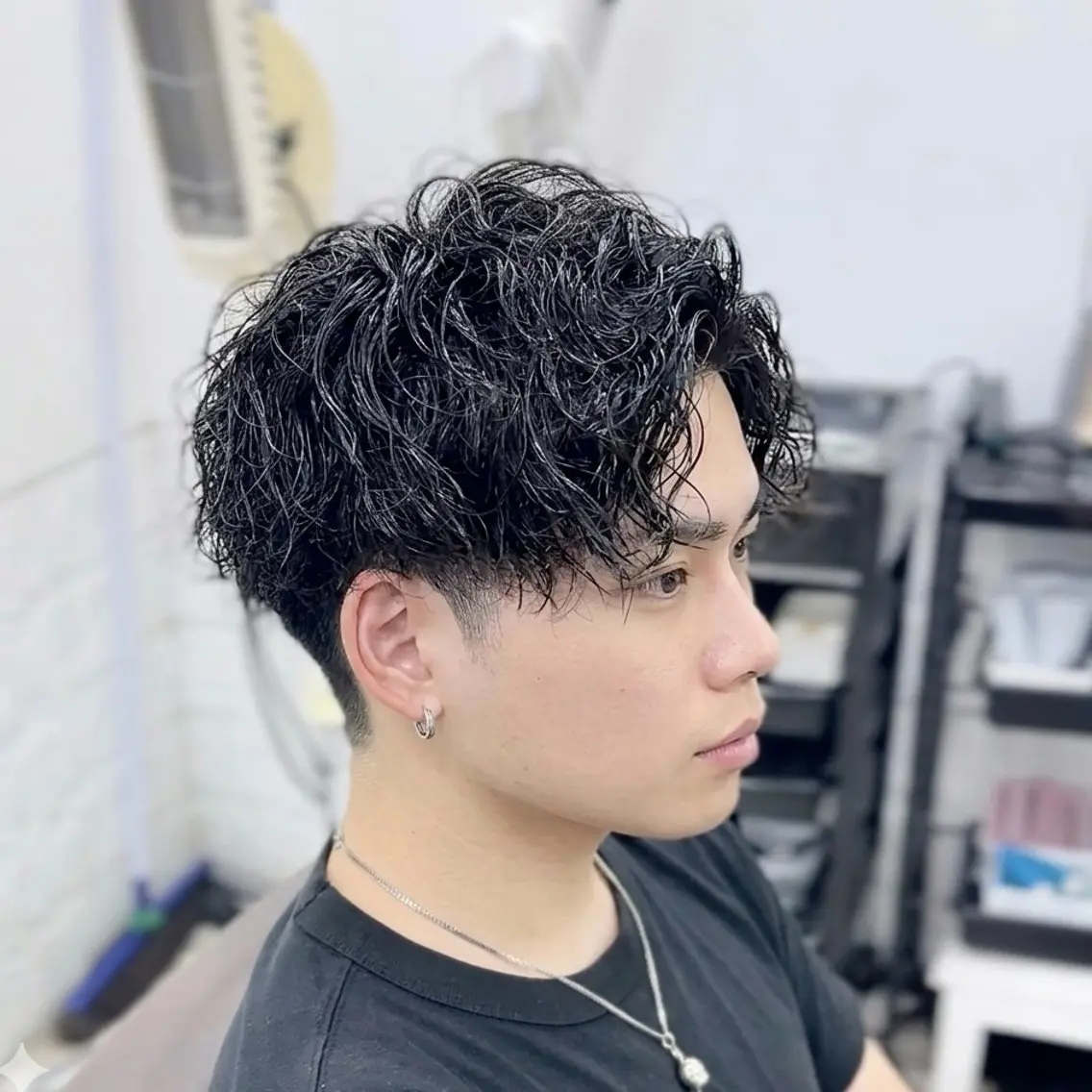 パーマ メンズ カット パーマ 🔥メンズパーマ特化 菅谷尚悠🔥のヘアスタイル
