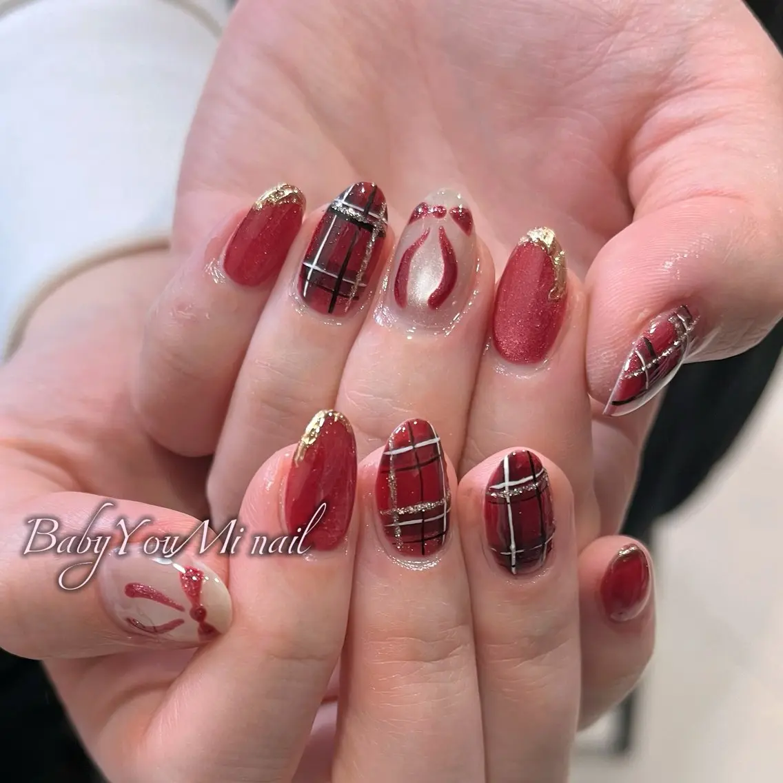 ネイル オーロラネイル 成人式 フットネイル フレンチネイル ジェルネイル ハンドネイル BabyYouMi nailのネイルデザイン