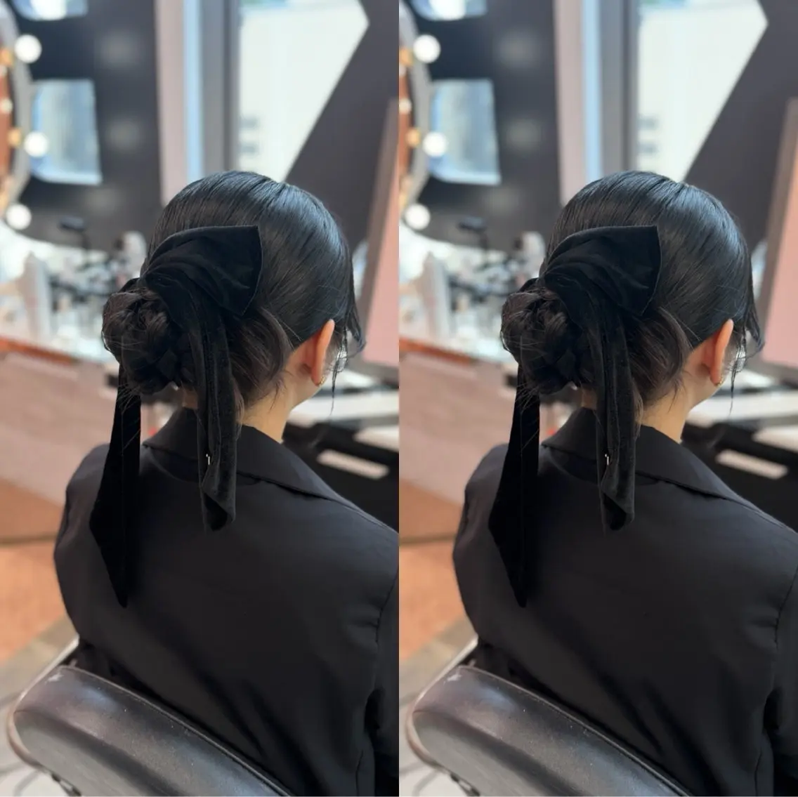 ミディアム ヘアアレンジ ヘアセット 梅田茶屋町ヘアセット 🎀RIONA🎀のヘアスタイル