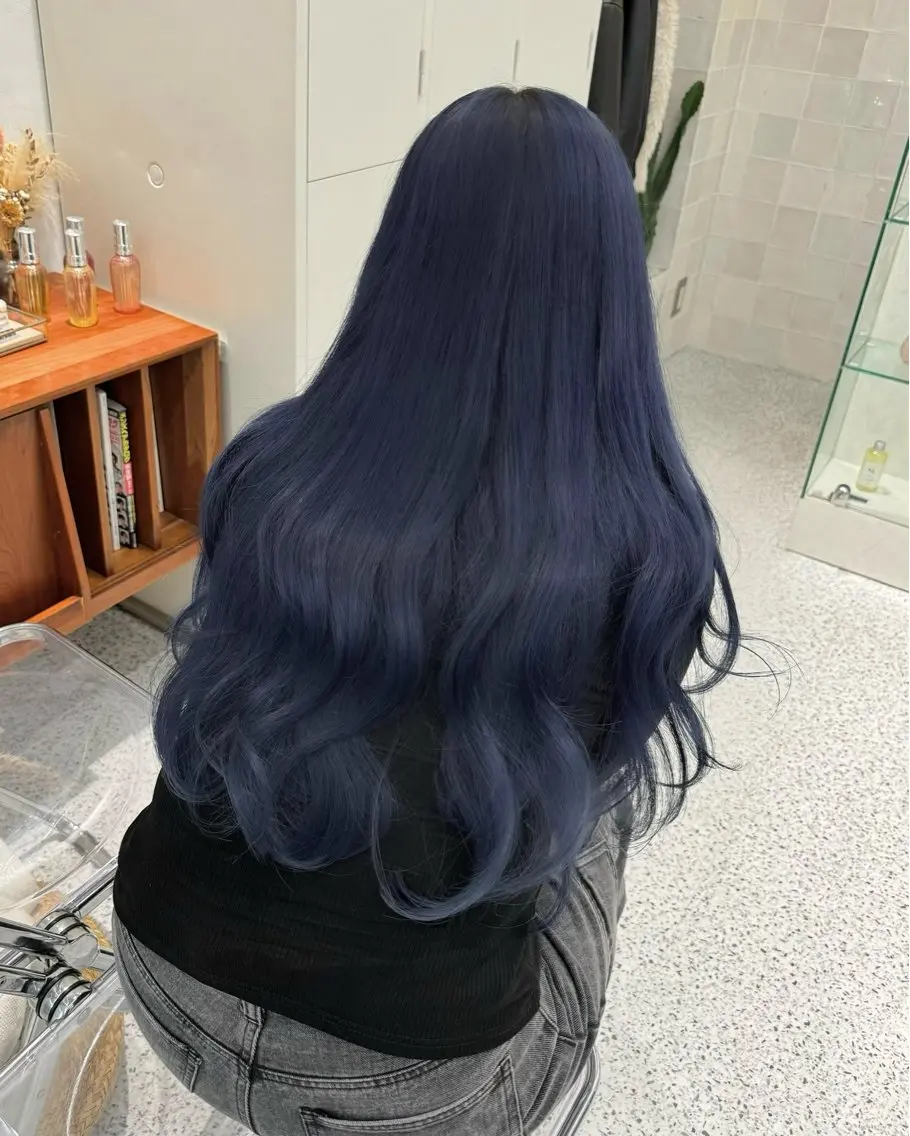 ロング ヘアカラー トリートメント 韓国ヘア🤍 ayanaのヘアスタイル