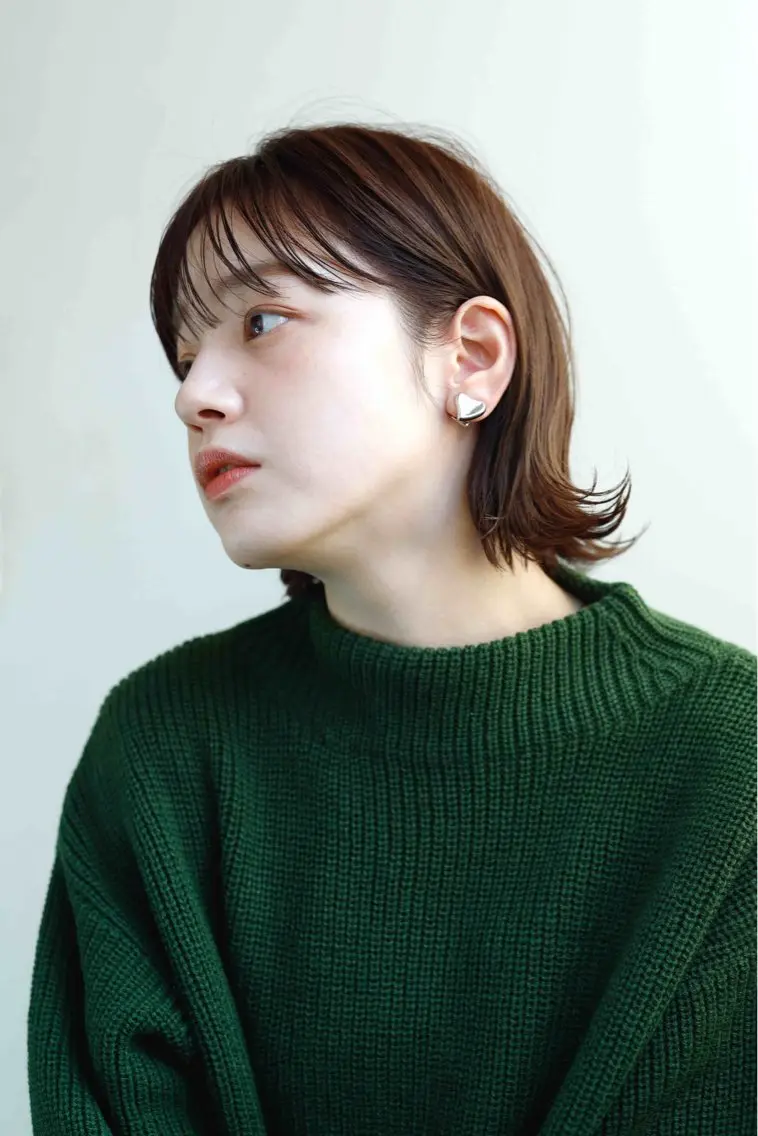 ショート カラー カット ヘアカラー トリートメント LOOP hairのヘアスタイル