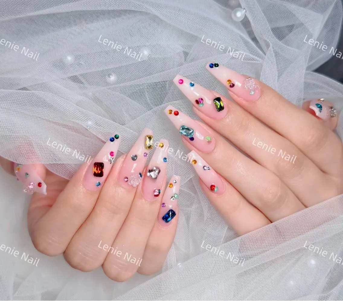 ネイル アートネイル 韓国ネイル 持ち込み ワンホンネイル ハンドネイル Lenie Nail Salonのネイルデザイン