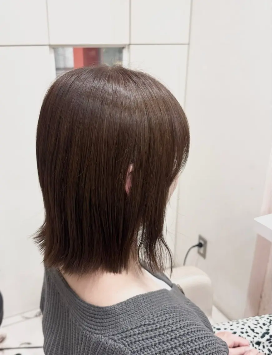 ミディアム ヘアカラー 💫渡部 永唯💫のヘアスタイル
