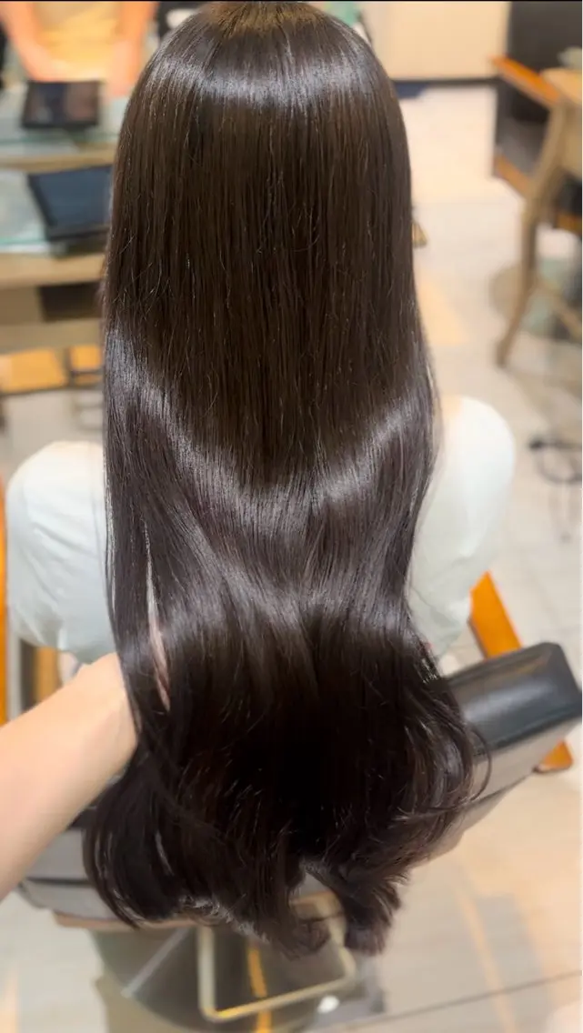 ロング カラー グレージュ オリーブグレージュ オリーブグレー 透けるbrown カラー🎗♡yukaのヘアスタイル