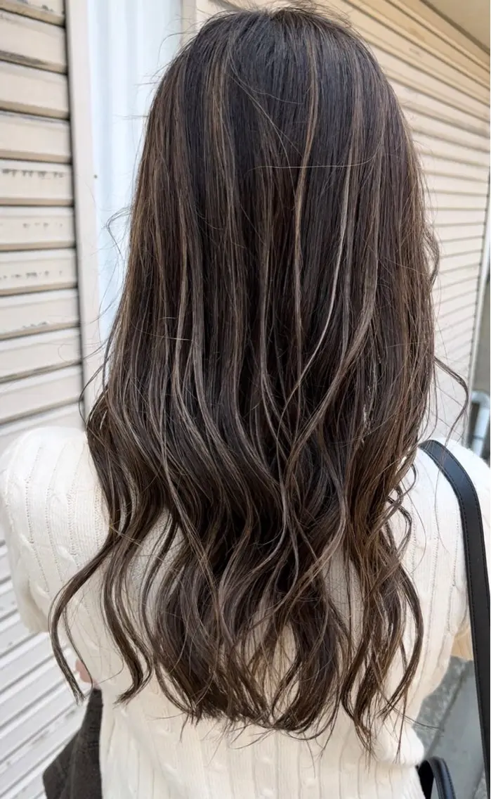 ロング カラー 林 聖也のヘアスタイル