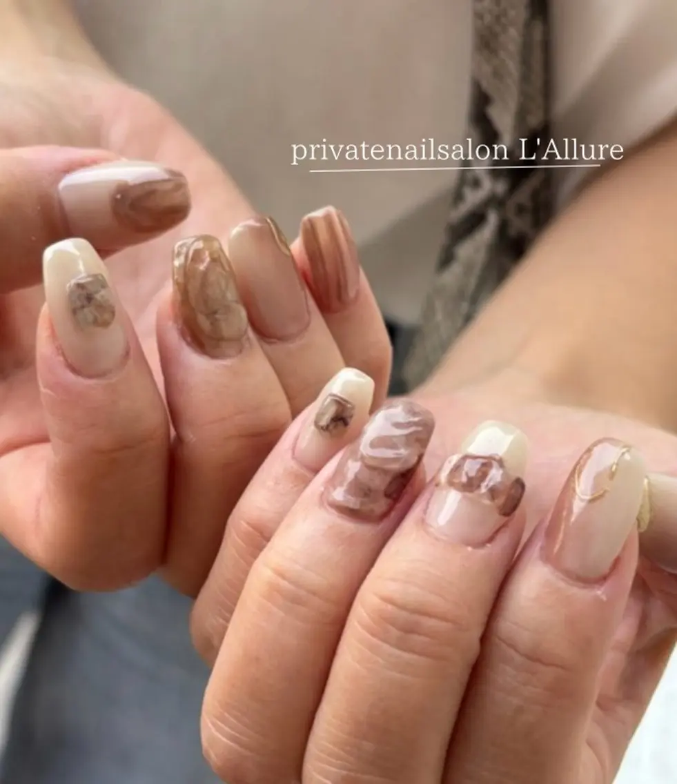 ネイル フットネイル nailsalon -L'Allure-のネイルデザイン