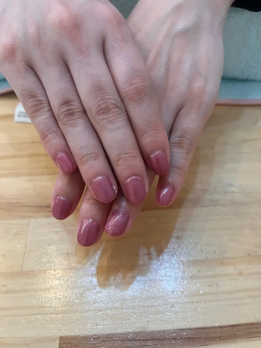 ネイル ワンカラーネイル ハンドネイル nailAlaia 妙典店 アイリのネイルデザイン
