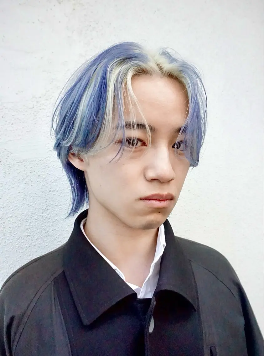 カラー メンズ カマタ ハルキのヘアスタイル