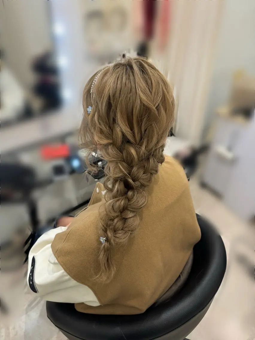 ヘアアレンジ ヘアセット Mikazuki オーナーTeradaのマツエク・マツパデザイン
