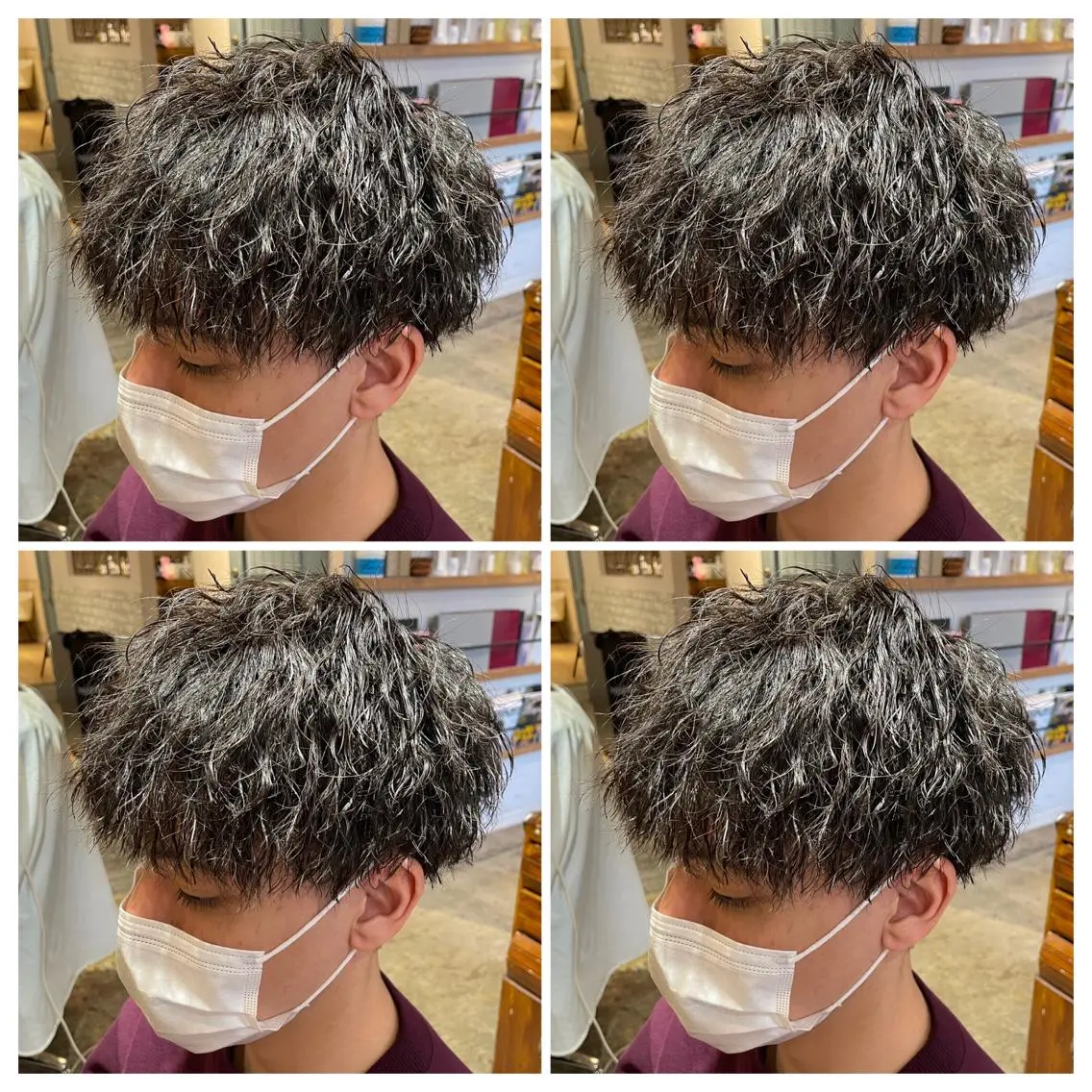 パーマ メンズ カット パーマ トリートメント 💎髪質改善／ 艶髪荻原💎のヘアスタイル