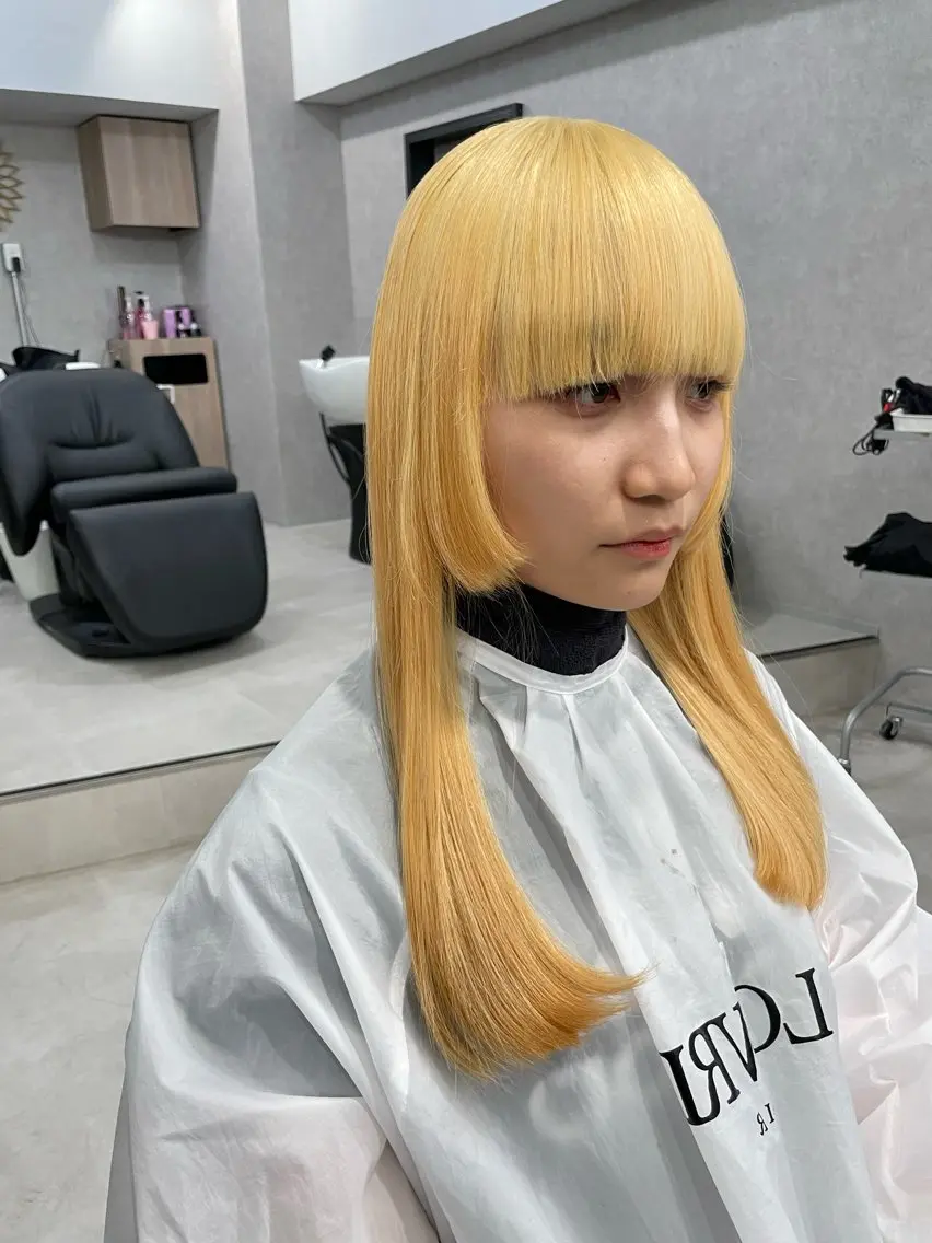 ロング カラー 中野 涼介のヘアスタイル