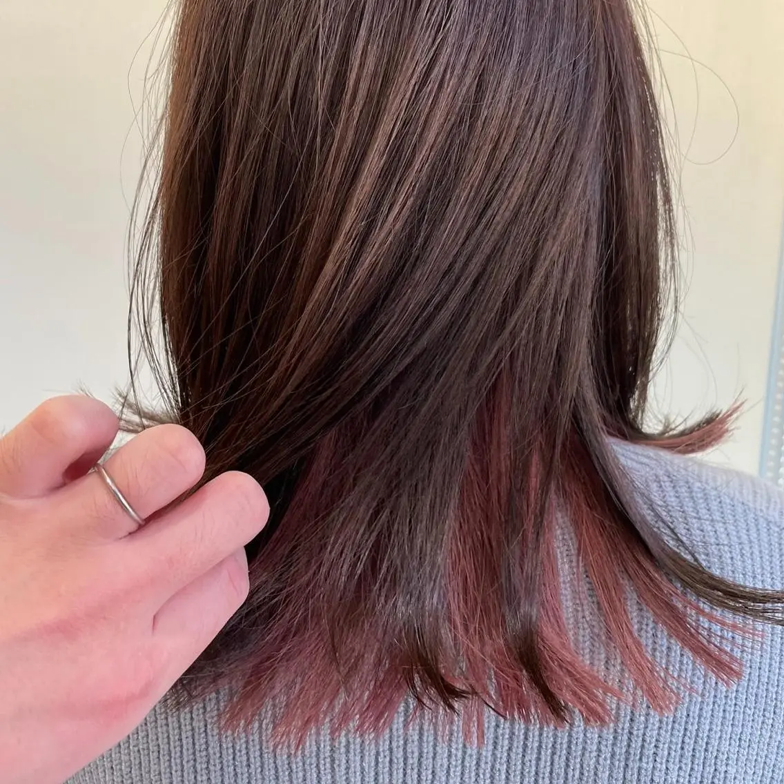 ショート カラー パーマ メンズ キッズ マツエク・マツパ 子どものヘアアレンジ メンズバレイヤージュ バレイヤージュ グラデーションカラー レイヤーカット sara 荒井店のヘアスタイル