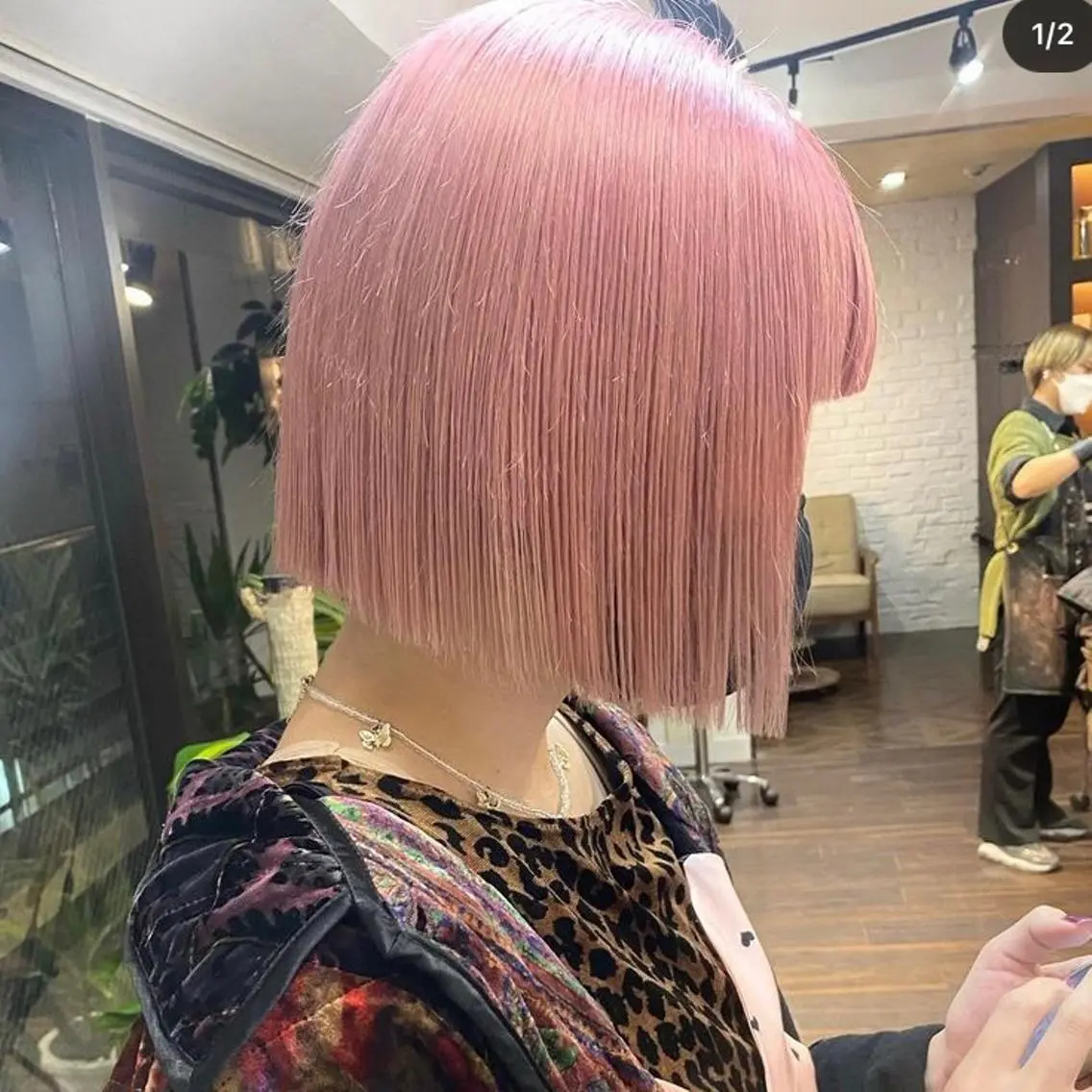 ショート カラー ブリーチ ダブルカラー ハイトーンカラー イルミナカラー インナーカラー 🧡色落ちまで2度 楽しめる🧡ヨシキのヘアスタイル