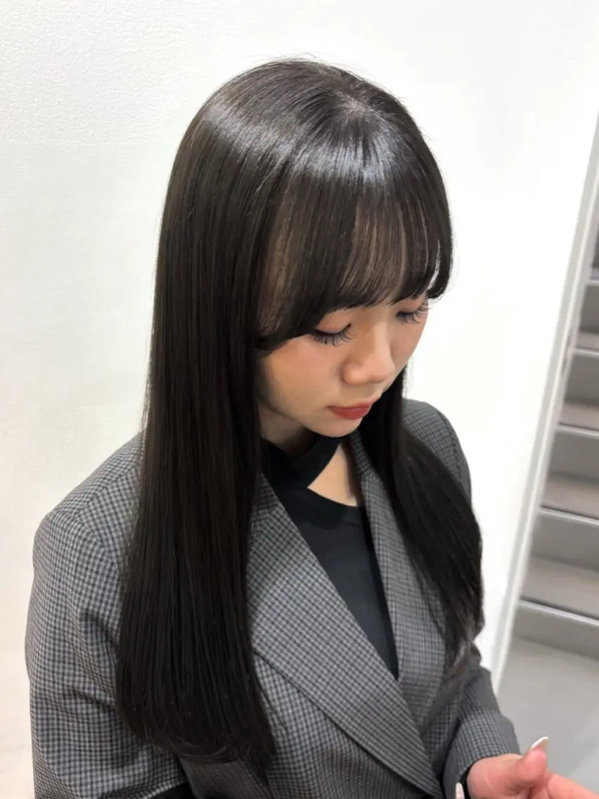 ロング カラー ヘアカラー トリートメント Misaki 🍒のヘアスタイル