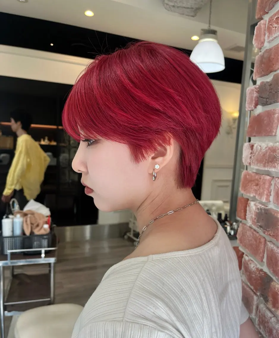ショート カラー カット ヘアカラー WiLL梅田店 荒堀 結香のヘアスタイル
