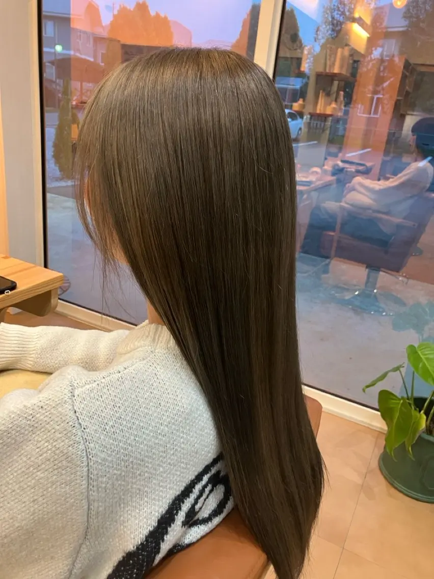 カラー Parc 三沢市 momokaのヘアスタイル